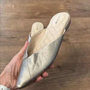 Birdies Women's The Swan Gold Flats Size 7.5